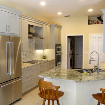 Hot Grey Shaker Kitchen