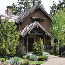 Timber frame porch