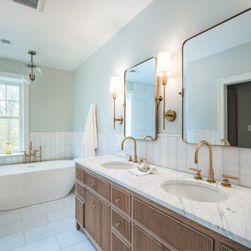 Washington, DC Mid-Century Modern 1922 American Four Square Remodel
