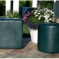 Dots Dashes Outdoor Seating by La Fete - Footstools And Ottomans