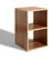 Modular Wood Shelving Cubes, Stackable B Boxes by  Offi, Walnut