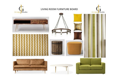 Living room furniture board