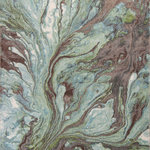 KAS Rugs & Home - Illusions 6203 Seafoam Watercolors Rug, 3'3"x4'11" - Illusions 6203 Seafoam Watercolors 3'3" x 4'11". Machine-Made of 100% Polypropylene with No Backing. Made in Turkey. Vacuum regularly & spot clean stains. Professional cleaning recommended periodically.