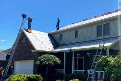 A couple of our roof replacements in June 2021