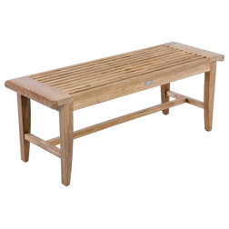 Transitional Outdoor Benches by Westminster Teak