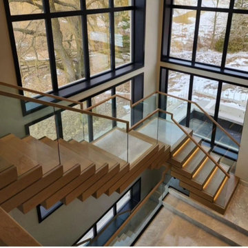 Box on Box Self Supporting Stairs with LED Lights