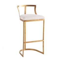 EMERSON BAR STOOL BRASS - Bar Stools And Counter Stools