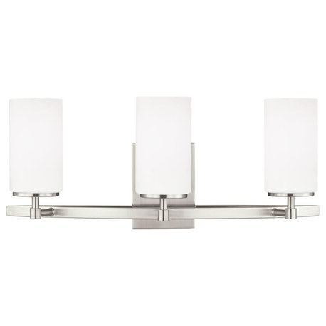 Generation Lighting 4424603EN3 Alturas 3 Light 22"W LED Bathroom - Brushed