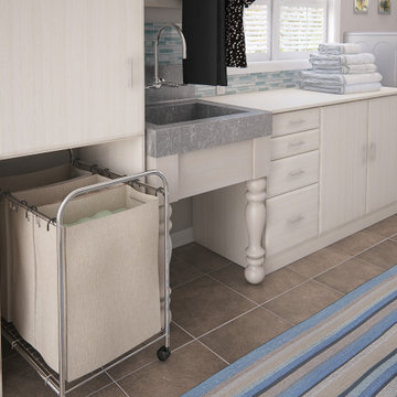 Clay Laundry Room Organizer
