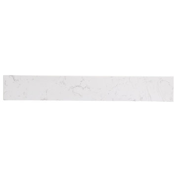 Elegant Decor Bathroom Vanity Backsplash BS1130CW, Calacatta White
