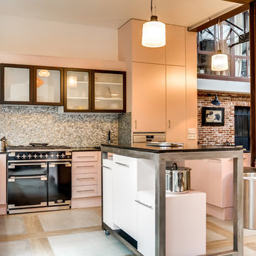 Création d’une grande ouverture sur le jardin et Rénovation d’une cuisine