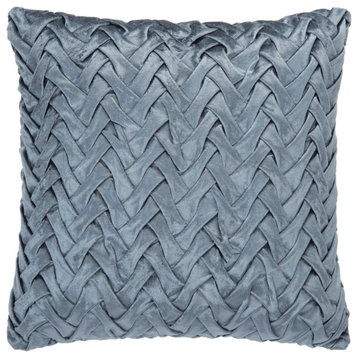 Safavieh Nory Pillow, Blue, 1'6" Square