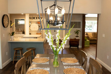 Example of a classic dining room design in Other