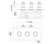 Chrome Thermostatic Shower System With 8" Square Rain Head Handset & Tub Spout