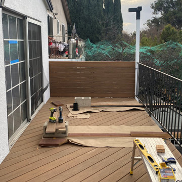 Southern California - Waterproof Decking with Privacy Wall