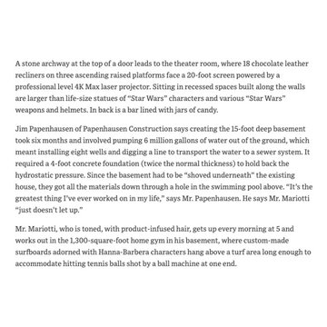 Wall Street Journal Feature Article