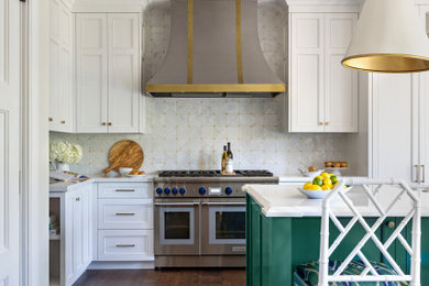 Inspiration for a transitional kitchen remodel in San Francisco