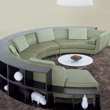 Menlo Park Sectional with Bookcase