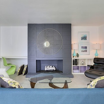 Santa Cruz Faux Fireplace