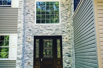 Traditional exterior home idea in New York