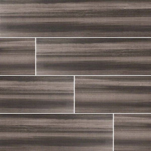 Rikki Knight 3D Chevron Blue on White with Anchor Design Ceramic Art Tile 12 x 12