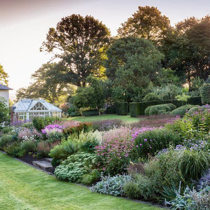 Perennial  Garden on an Estate in Upper Westchester by Peter Atkins and Associates