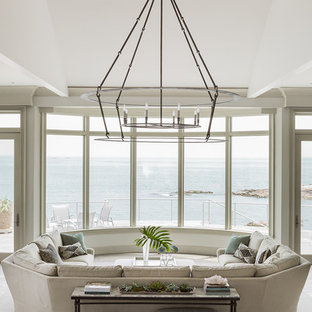 Beach Style Living Room