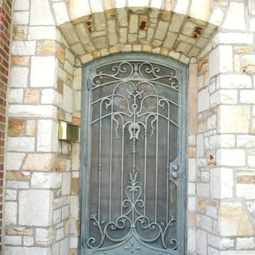 WROUGHT IRON SCREEN DOORS