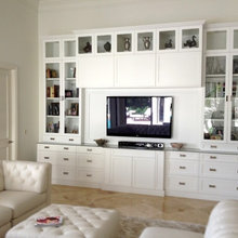 melissa's family room wall unit