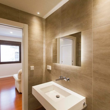 Mueble de baño con encimera de krion