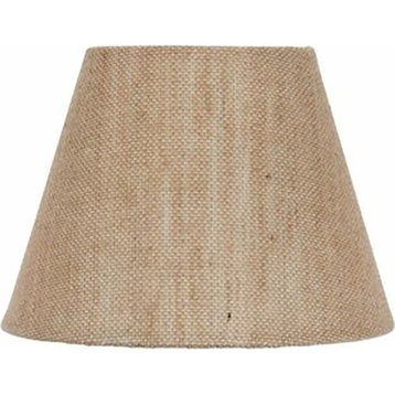 Empire Style 12" Washer Lampshade Replacement, Beige Burlap