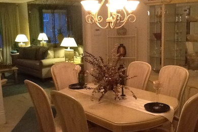 Example of a trendy dining room design in Philadelphia