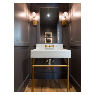 Transitional Powder Room - Transitional - Powder Room - Miami
