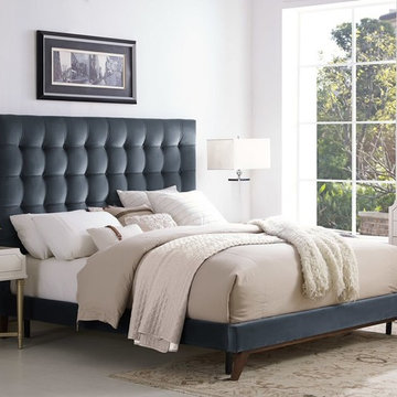 Eden Platform Bed | Gray