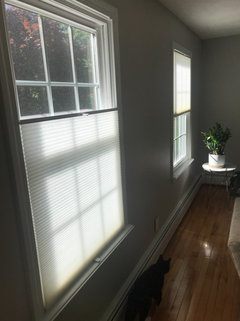 Need help with shallow (1/2 depth window) depth window treatment ideas