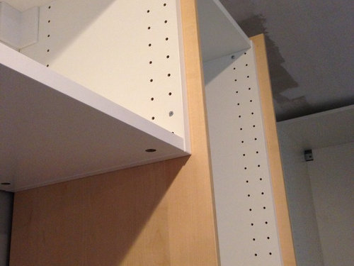 Please Help With Ikea Sektion Cover Panels, Ikea Refrigerator Cabinet Panel Installation