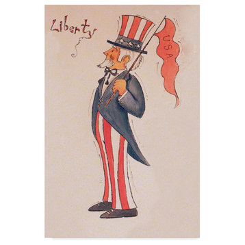 Beverly Johnston 'Liberty Uncle Sam' Canvas Art, 30"x47"