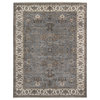 Amer Rugs Antiquity ANQ-11 Gray Gray Hand-knotted - 9'x12' Rectangle Area Rug
