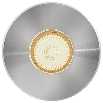 Hinkley Dot Led Large Round Button Light, Stainless Steel