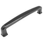 Cosmas - Cosmas 4392-128BN Black Nickel 5&rdquo; CTC Cabinet Pull - 5" (128mm) Hole Centers