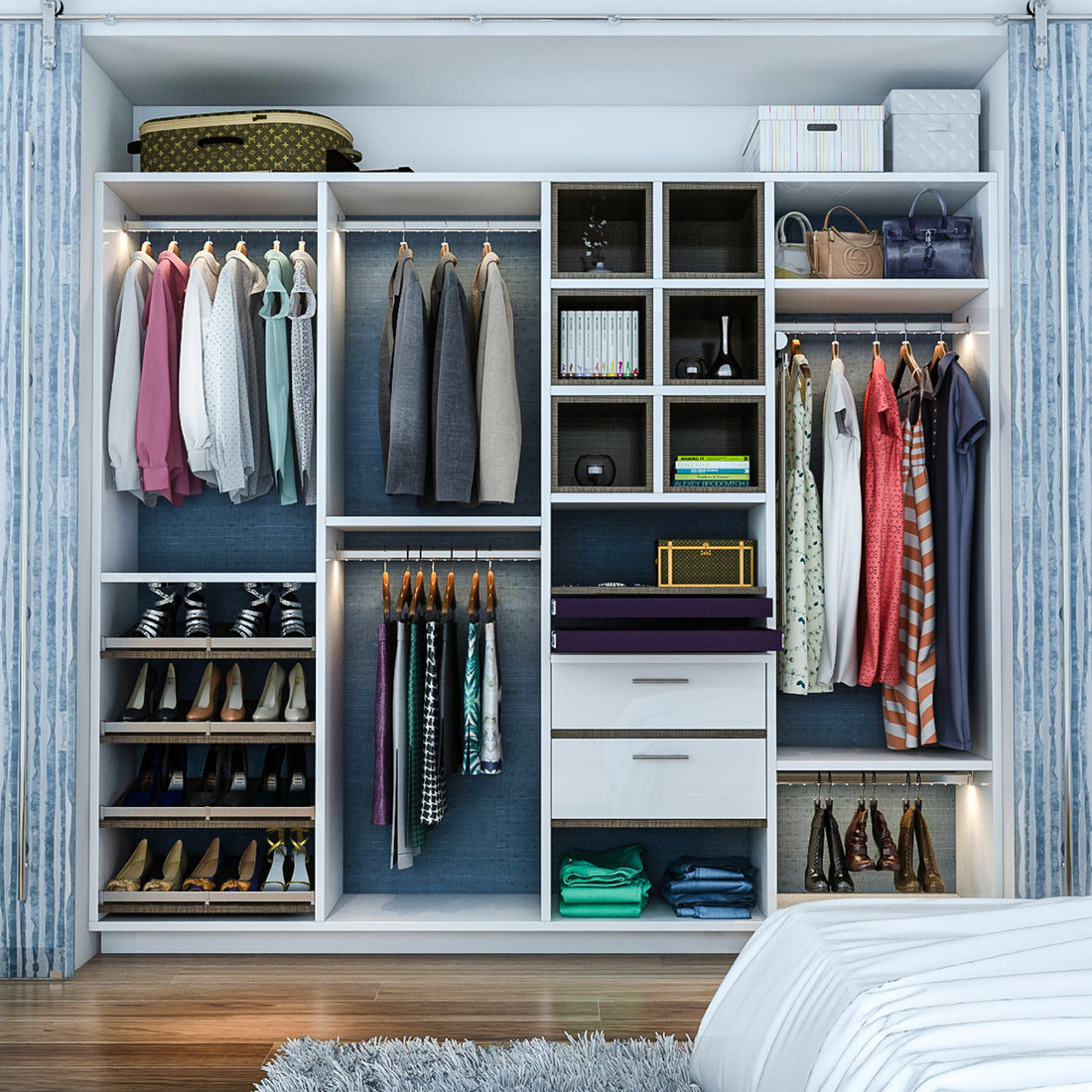 Reach-in Closets