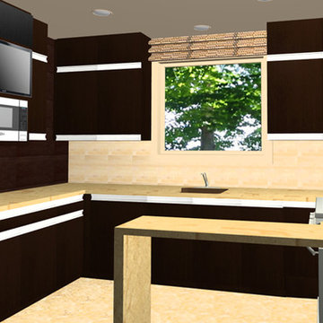 Kitchen Renovation - 3D rendering