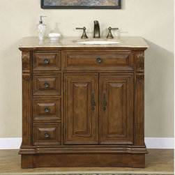 Accord Antique 38 inch Single Sink Bathroom Vanity - Bathroom Vanities And Sink Consoles