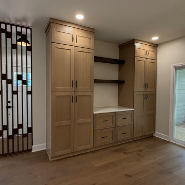 Custom Built-In Storage & Desk