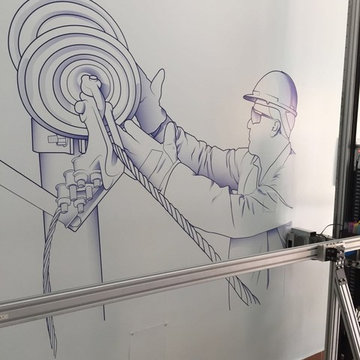 Wall Murals- Saudi Electric Services Polytechnic