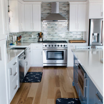 Transitional Coastal Kitchen Stuart Florida
