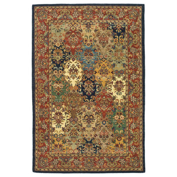 Safavieh Heritage Collection HG911 Rug, Multi/Burgundy, 8' X 10'