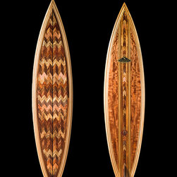 7'-3" Wooden Surfboards - Products