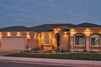 Example of a classic exterior home design in Seattle