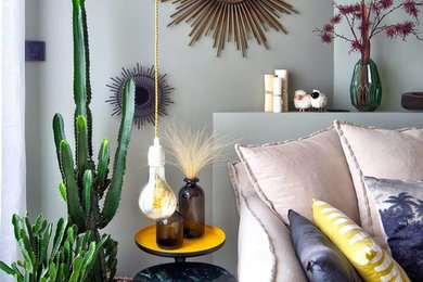 Idée de décoration pour un salon design.